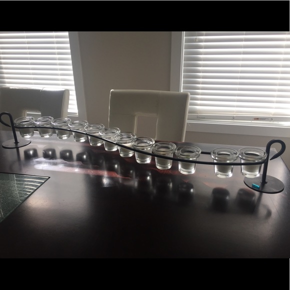 Candle holder w/candles - Picture 1 of 1